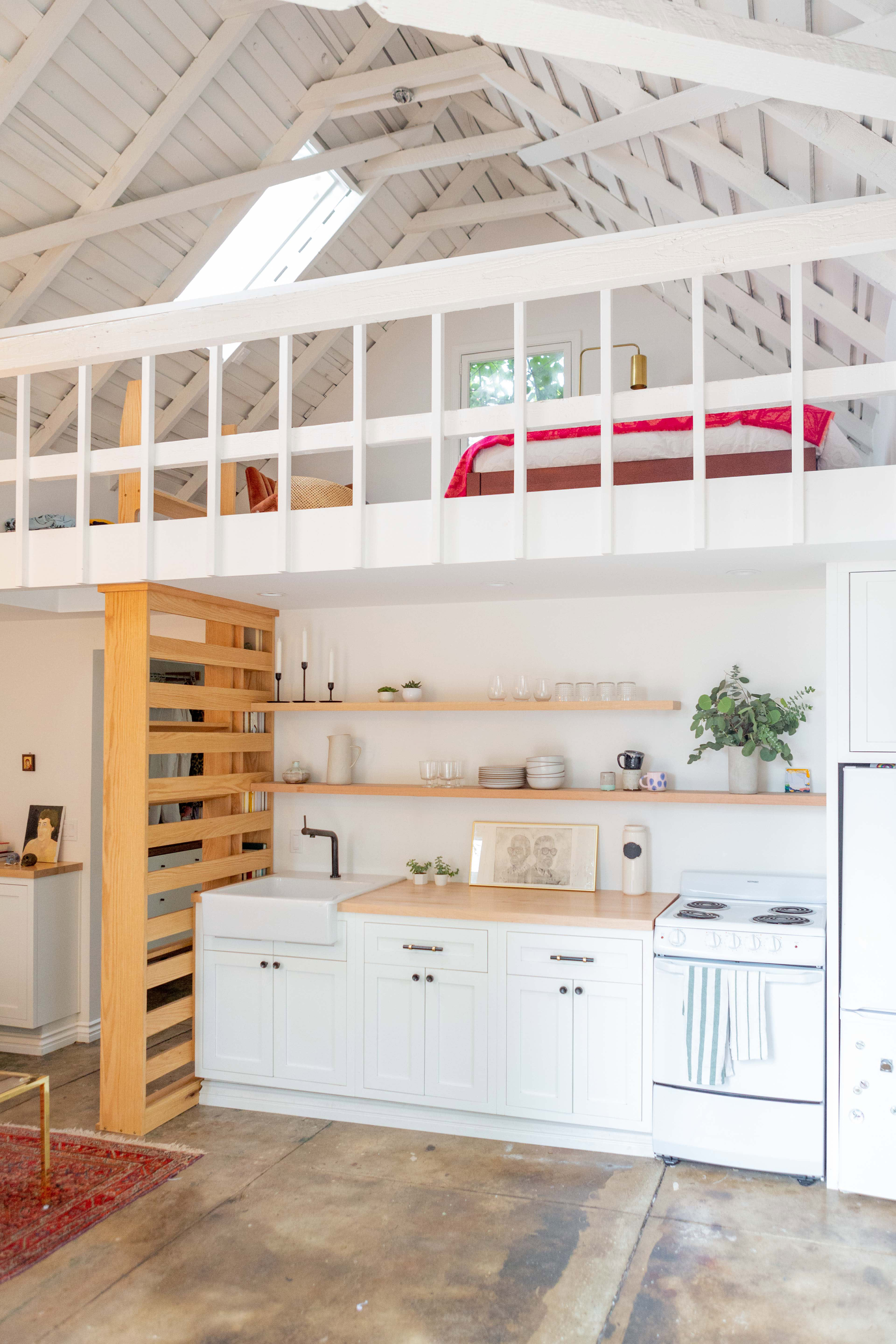 Garage Turned Miniature and Modern Apartment Apartment Therapy